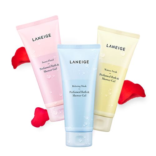Laneige perfumes bath and shower gel, Beauty & Personal Care, Bath