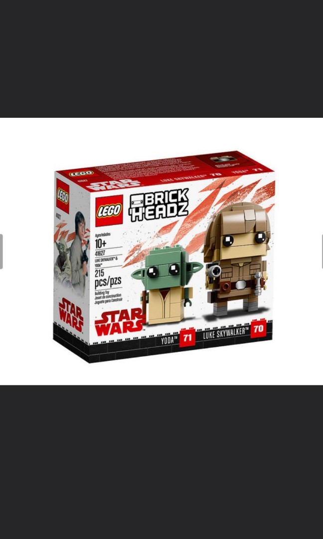 luke and yoda brickheadz