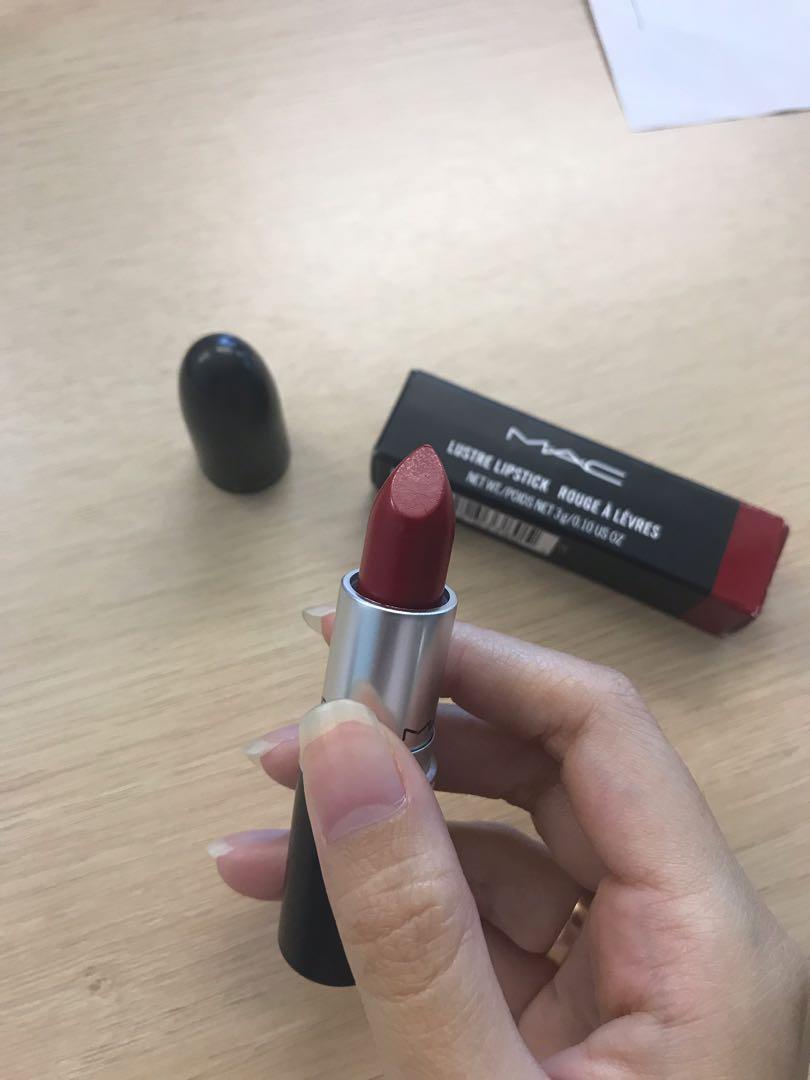 Mac Lustre Lipstick 510 Ladybug Health Beauty Makeup