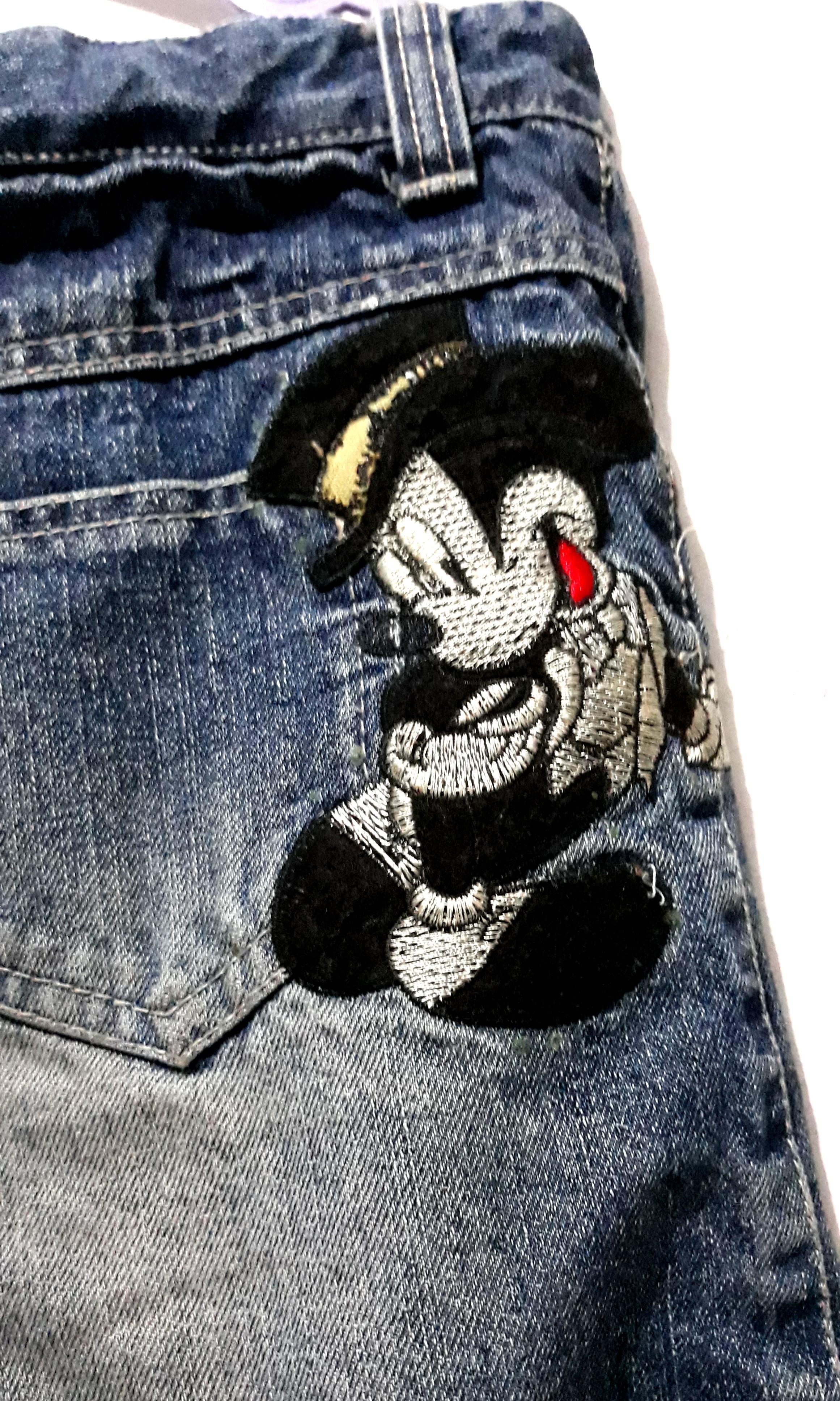 Mickey Mouse Jeans Girls Pants (Celana 