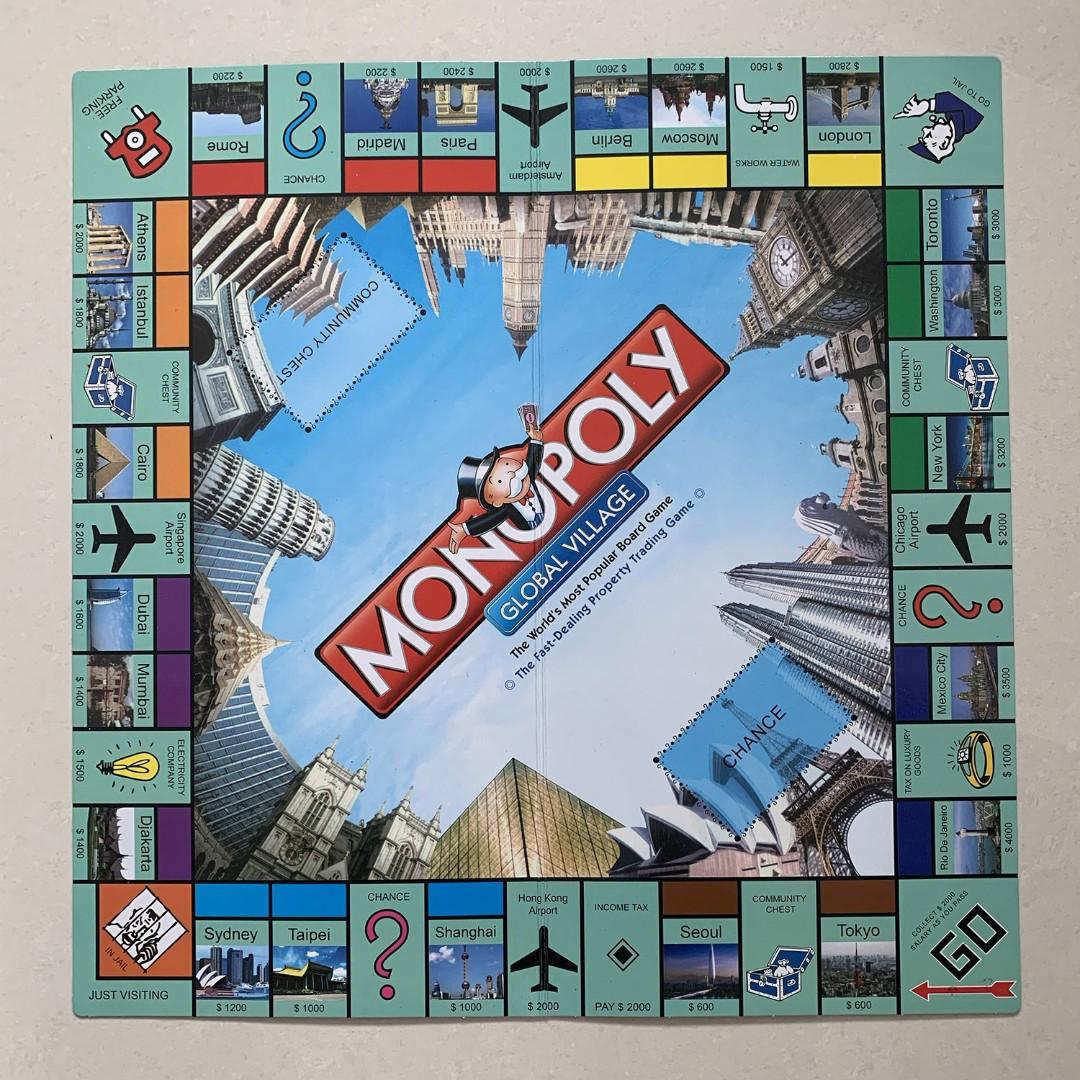 Monopoly Board Game - Global Village - Great Family Bonding Game - Kids