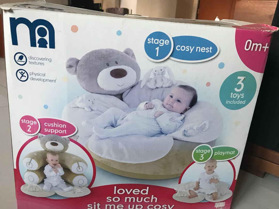 Mothercare teddy bear cushion support 