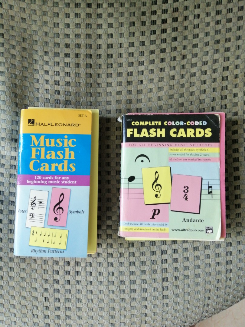 Music Flashcards Both For 8 Music Media Music Accessories On