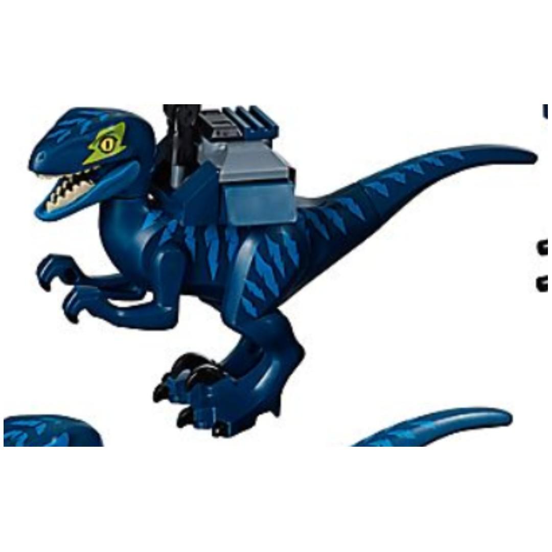 NEW FOR 2019! LEGO 70835 The Lego Movie 2 Blue Dino Raptor Green Eye ...