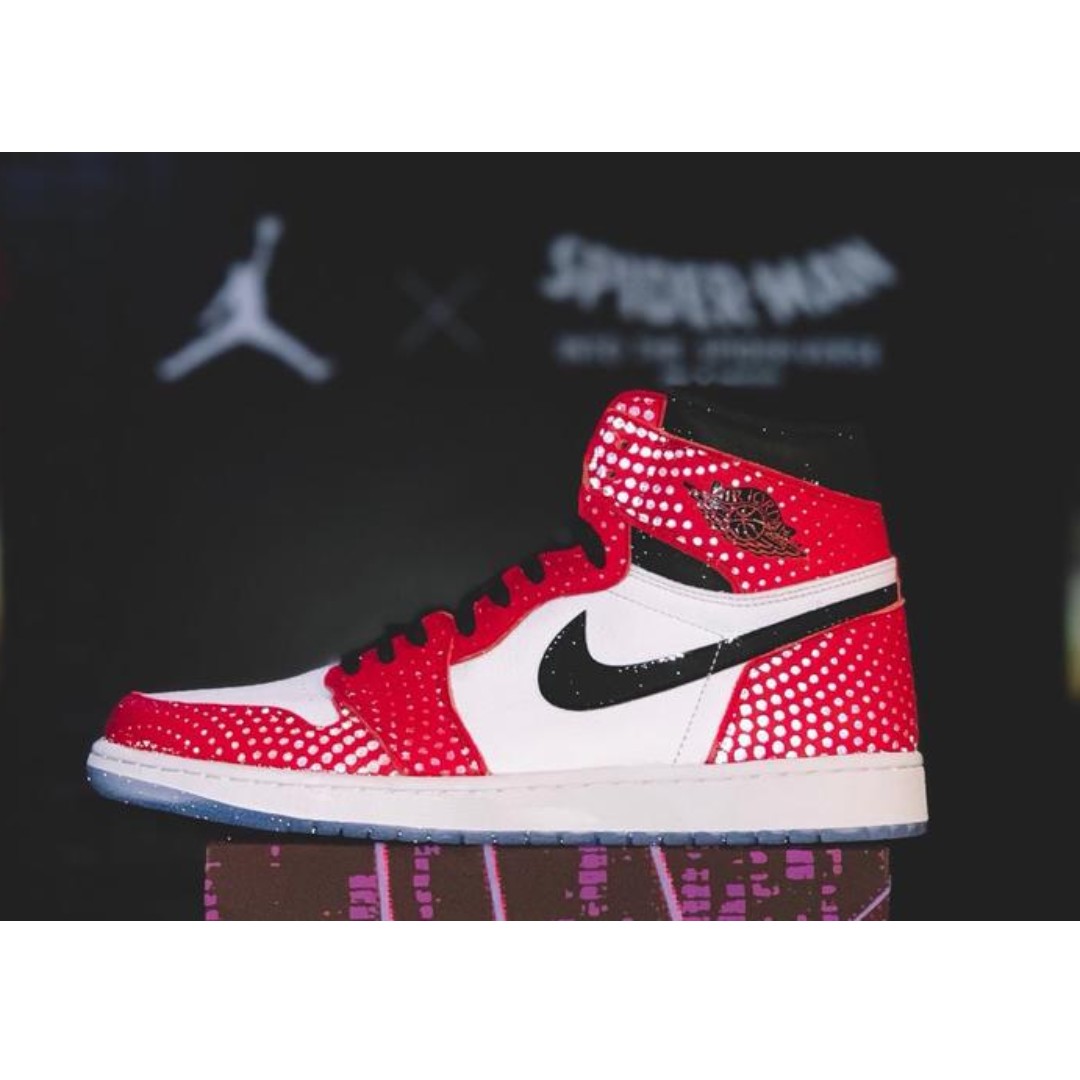 spider man jordan 1 mens