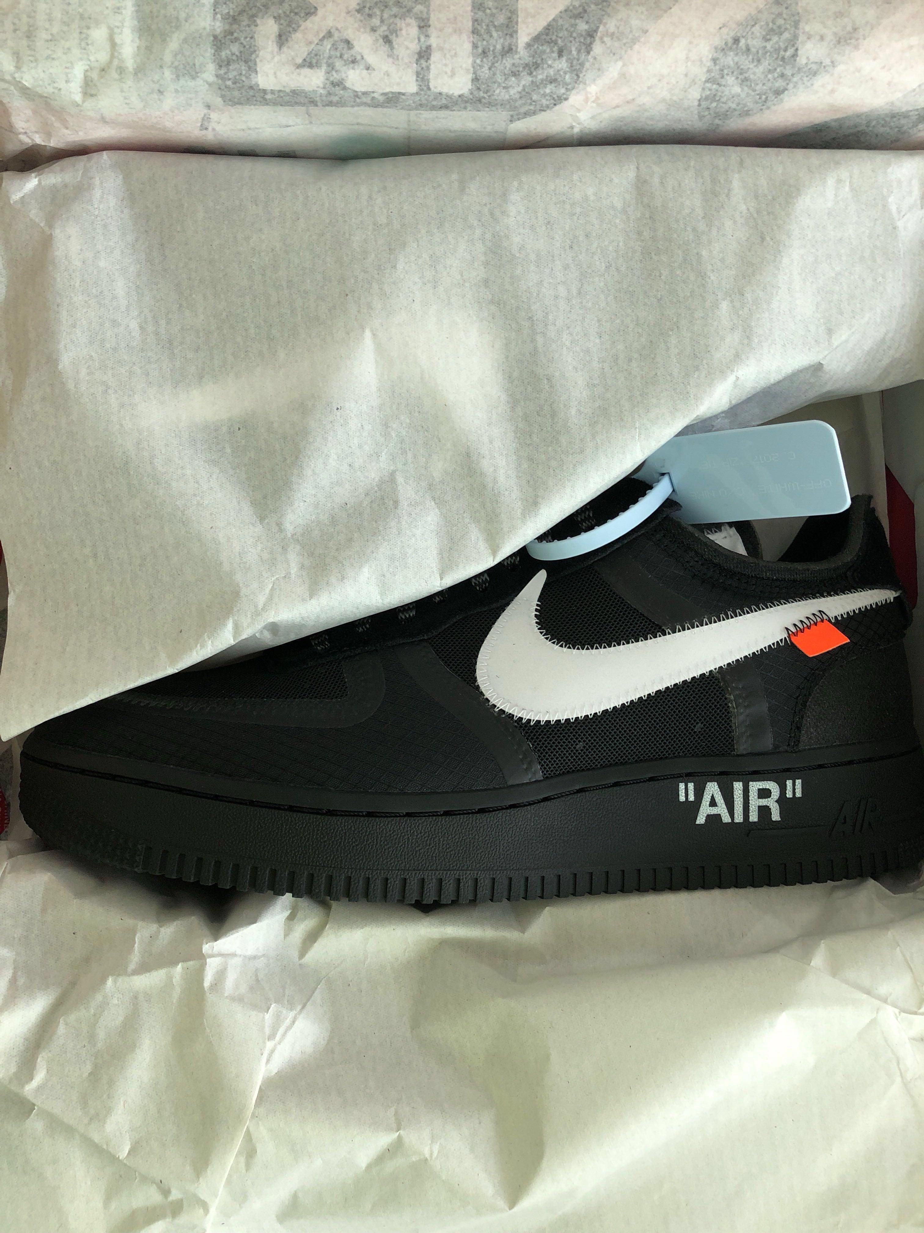 air force 1 low x off white black