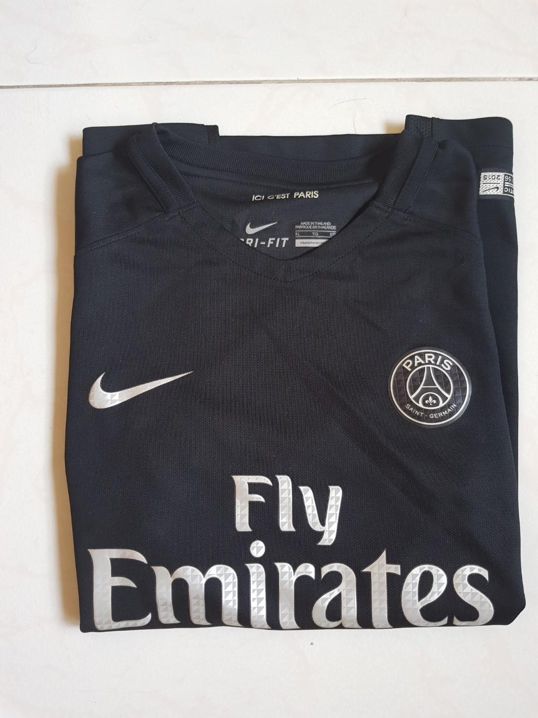 psg black jersey