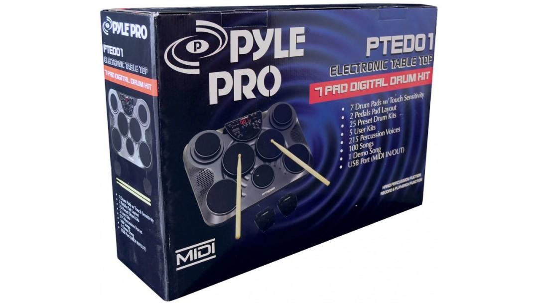 PylePro Portable Drums PTED01 Hobbies Toys Music Media