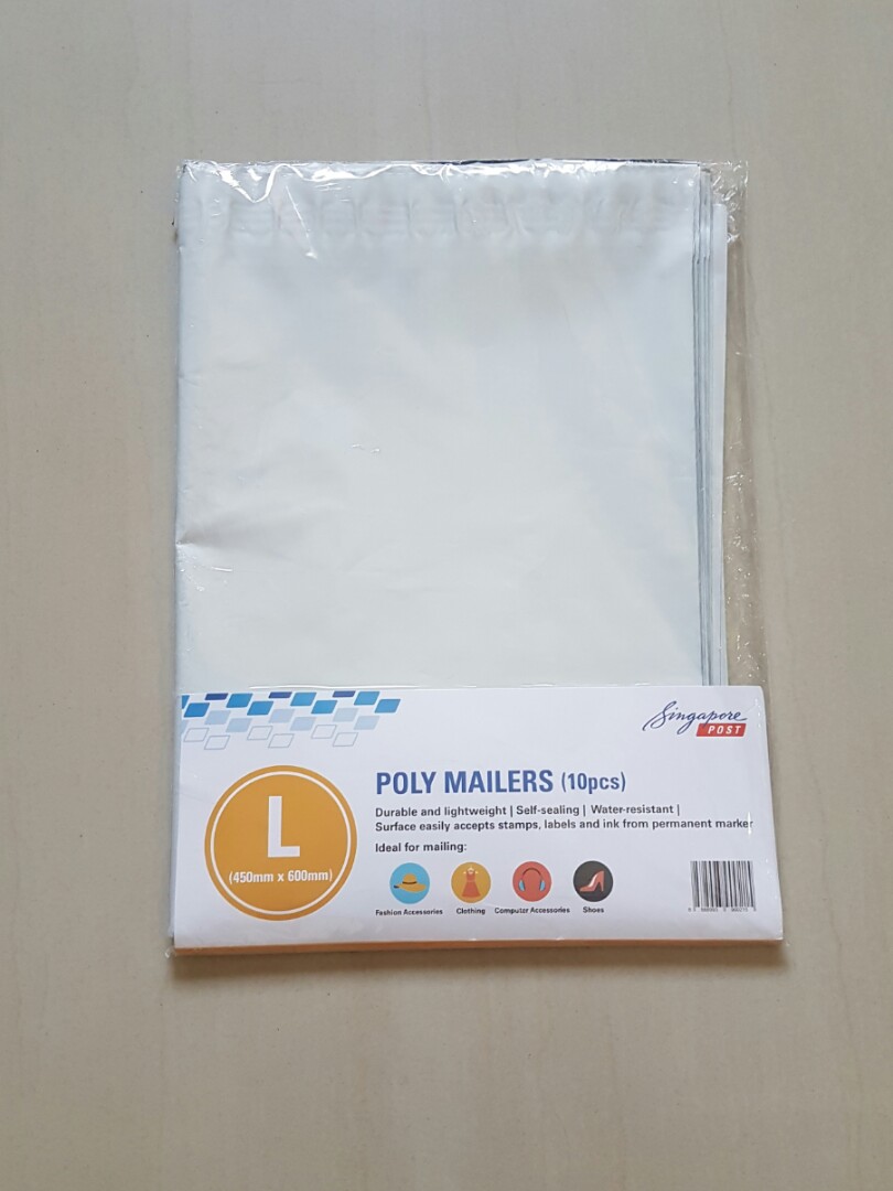 Singpost Polymailer Large Size L Everything Else On Carousell