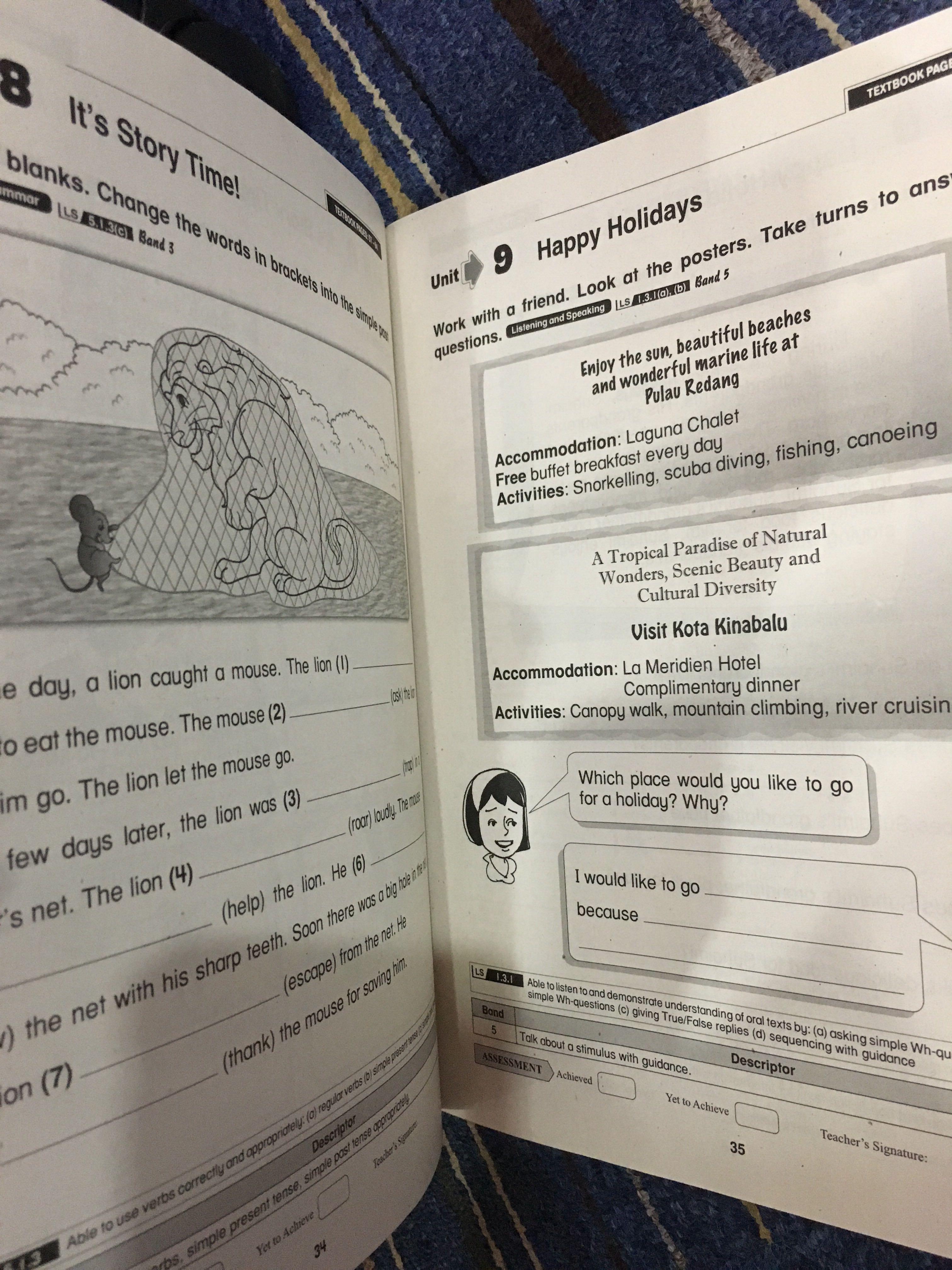 Standard 3 English Exercise Book Workbook Books Stationery Books On Carousell