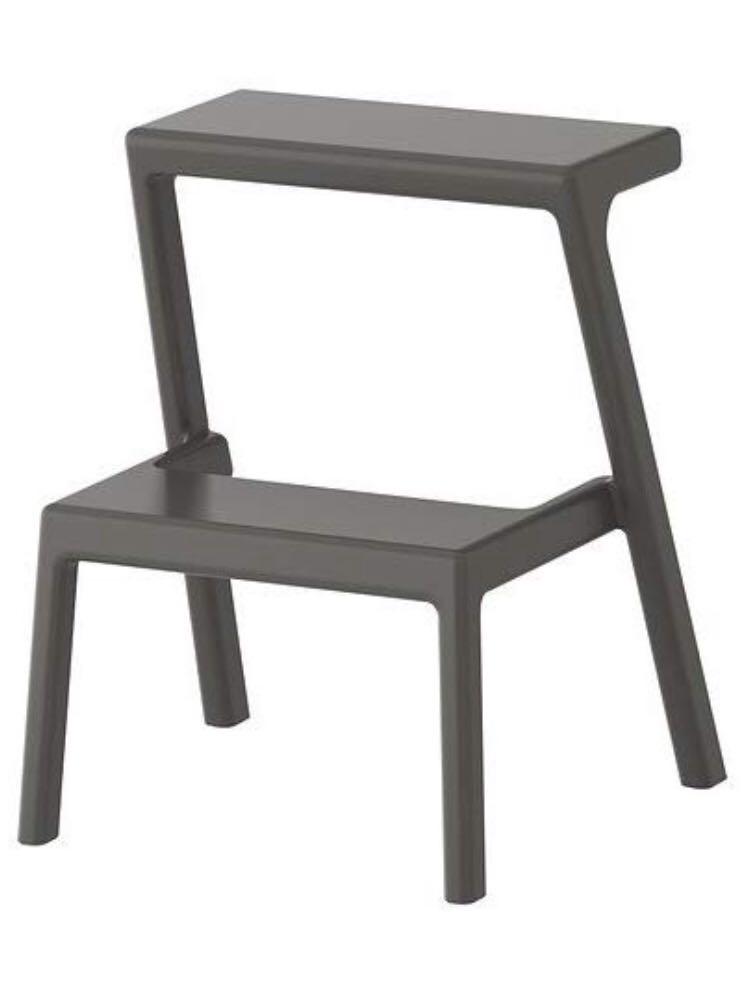 Step stool Ikea masterby grey, Babies & Kids, Baby Nursery & Kids Furniture, Kids' Tables
