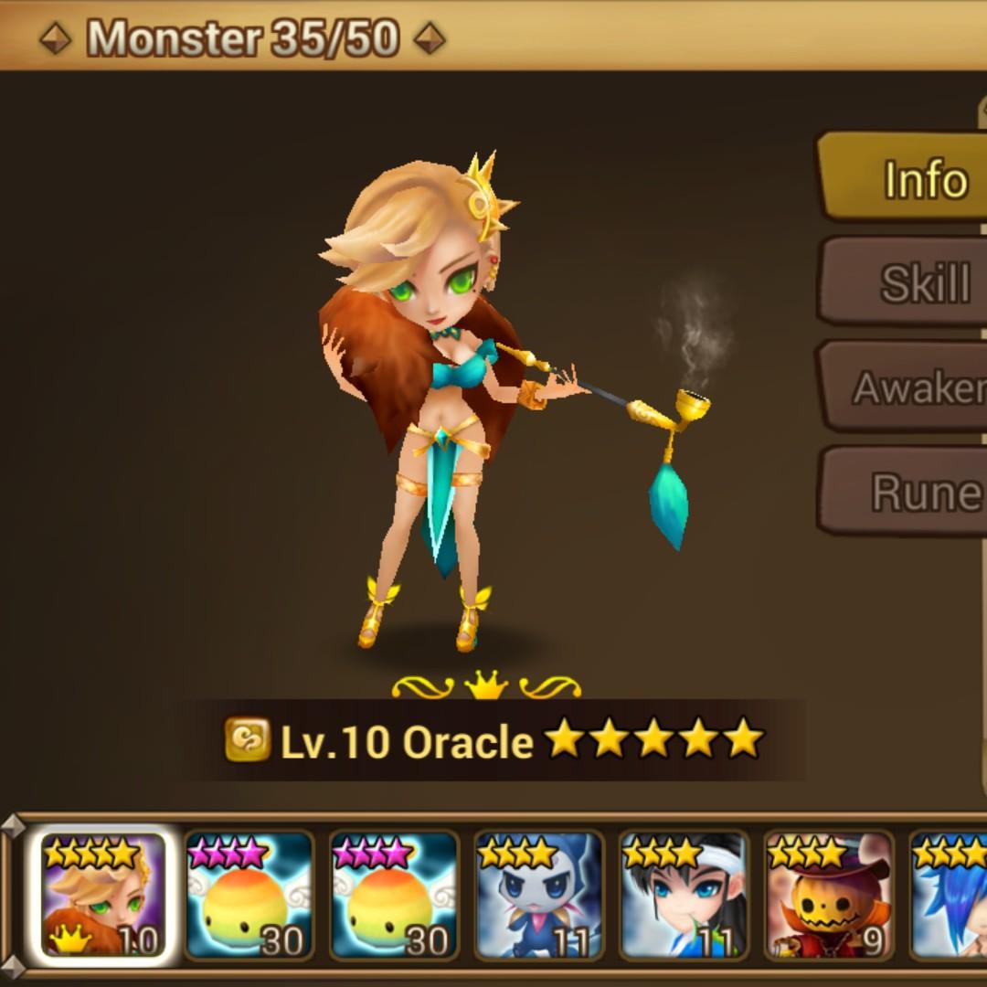 Summoners War SEARA Starter Account! (GLOBAL), Video Gaming, Gaming Accessories, Game Gift Cards