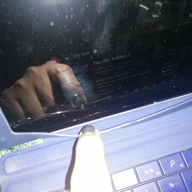 Surface Pro 3 With Keyboard And Case (Category: Computer Keyboard) located in Quezon City. Submitted by 888qmart (Listing ID 153111772, Image 3). Description: Selling my Pre-loved Surface Pro 3 Windows 10 Pro 12-inch display with a resolution of 2,160 by 1,440 (fourth generation) 1.5 GHz dual-core Inter Core i3 (64 GB) with small cracked on the screen. Not visible with the case/stand( see picture) Original Price of USD $779 to $900 or Php 39,000-