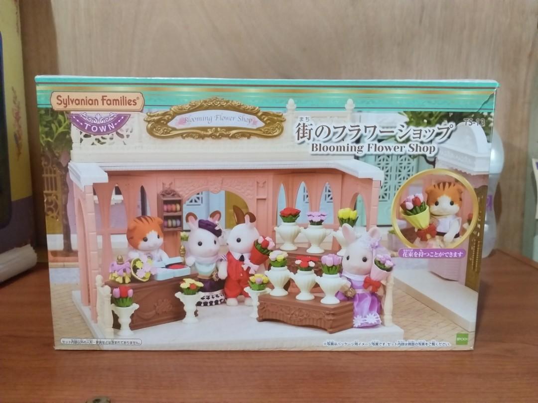 sylvanian families blooming flower shop