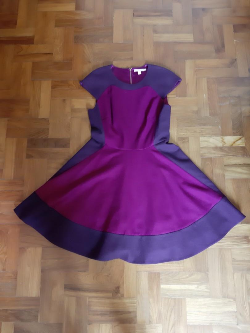 ted baker purple dress