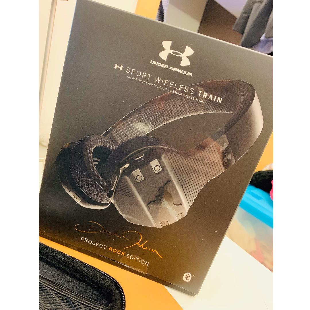 Ua sports wireless train headphones project rock edition sales