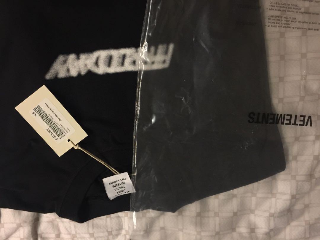 Vetements Black Friday Tee