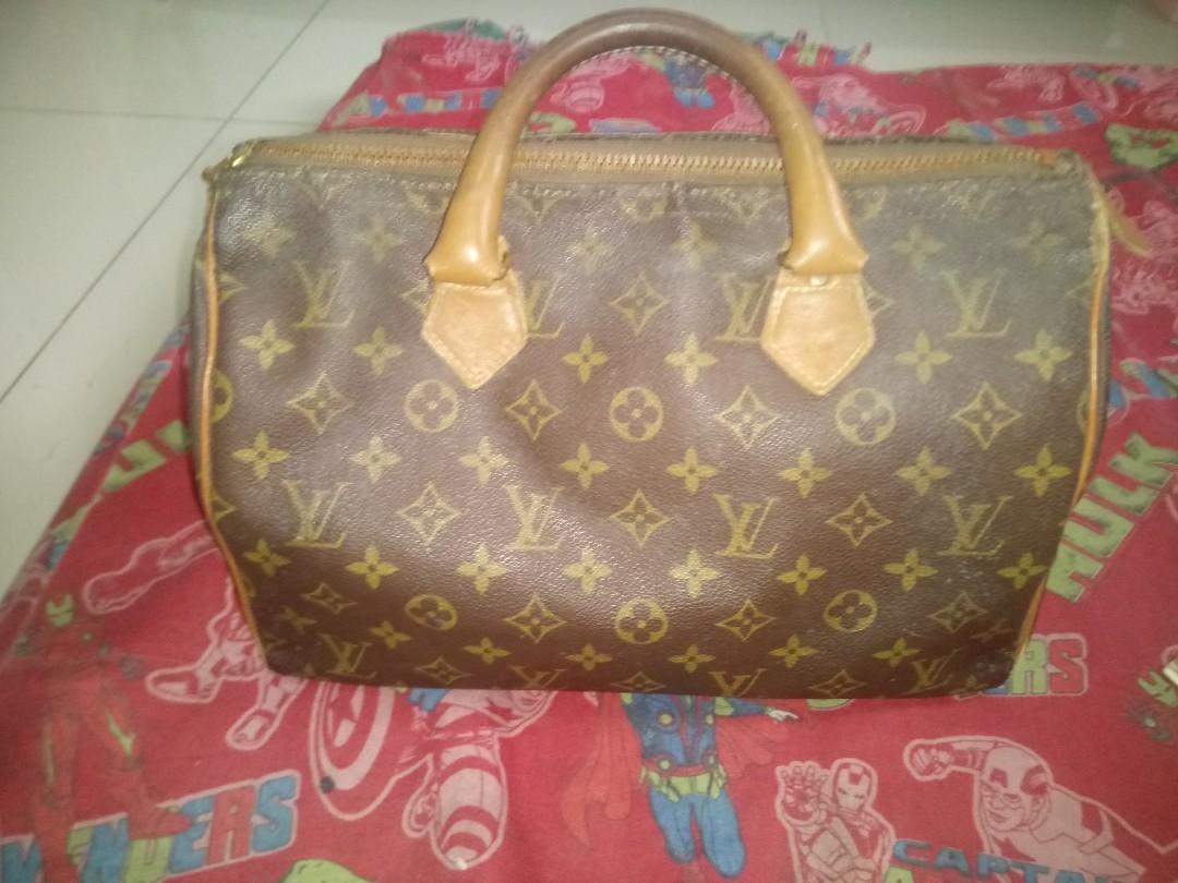 Vintage 1980s Louis vuitton 35, Luxury, Bags & Wallets on Carousell