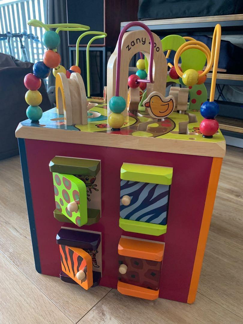 zany zoo wooden activity