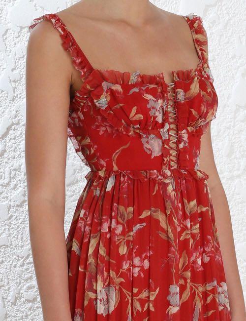 zimmermann corsair iris corset jumpsuit
