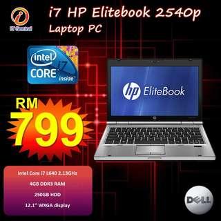 Intel Core i7 ultra-portable HP Elitebook 2540p laptop PC