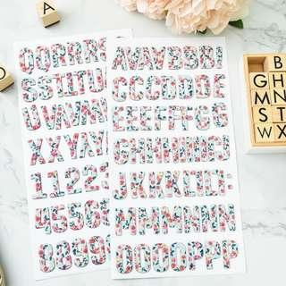 Thicker Alphabet - TA 733084