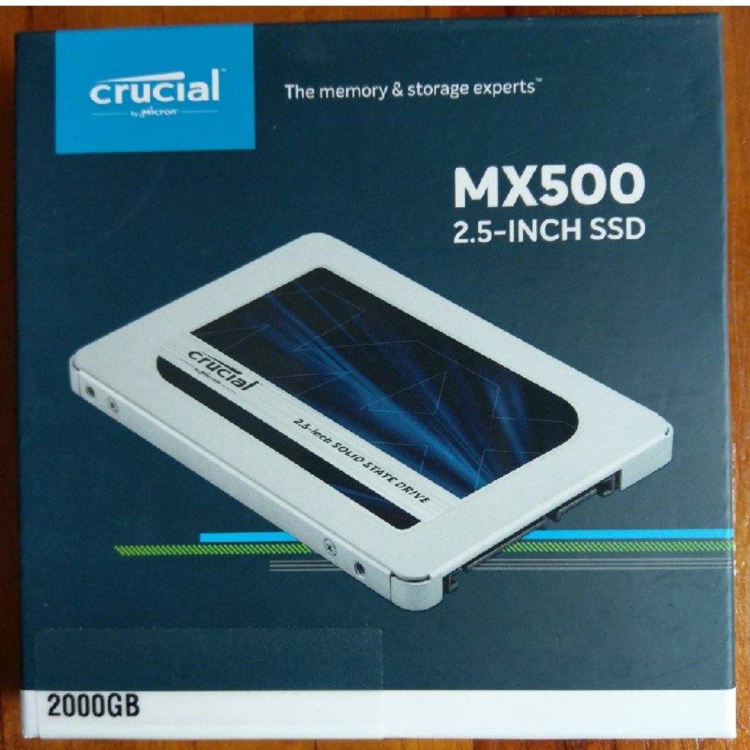 Crucial MX500 SSD 2TB 未開封-