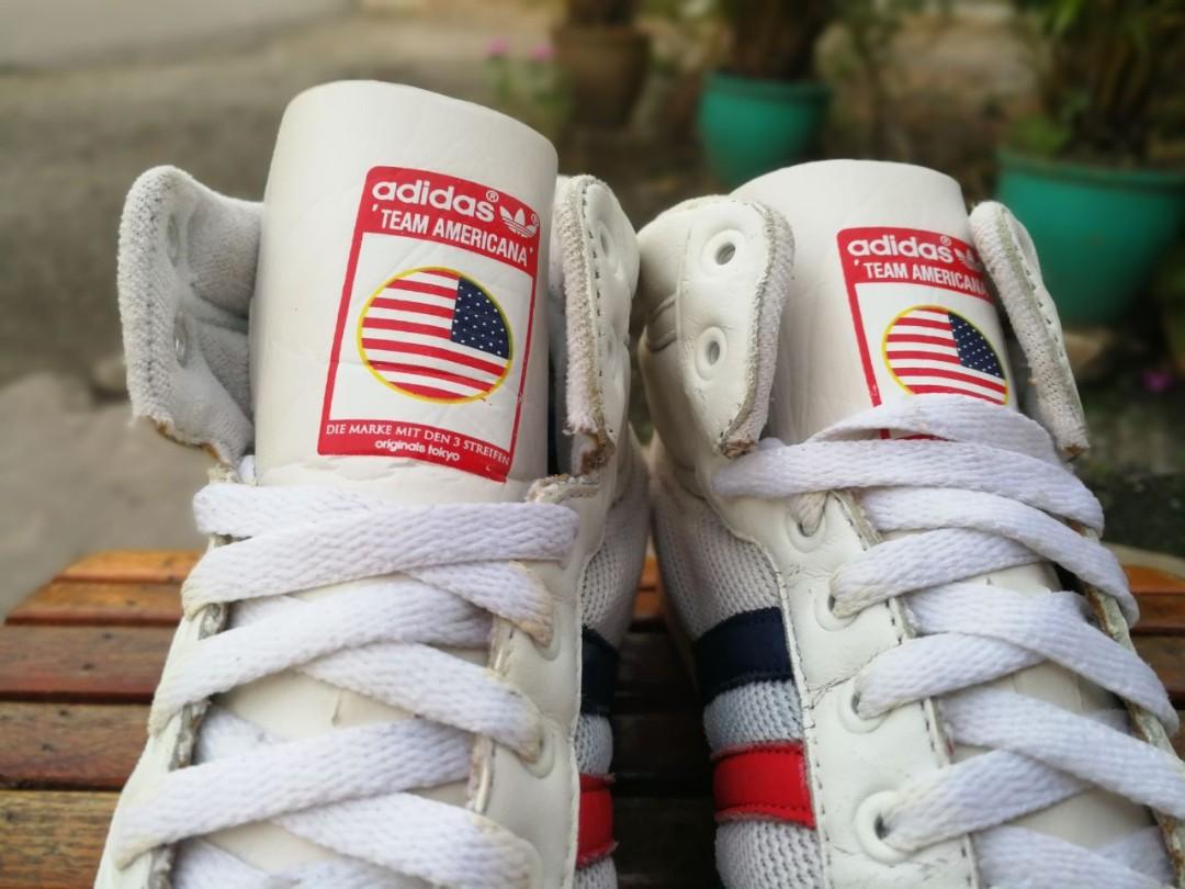 ADIDAS AMERICANA shoes basketball vintage Men s Fashion Footwear