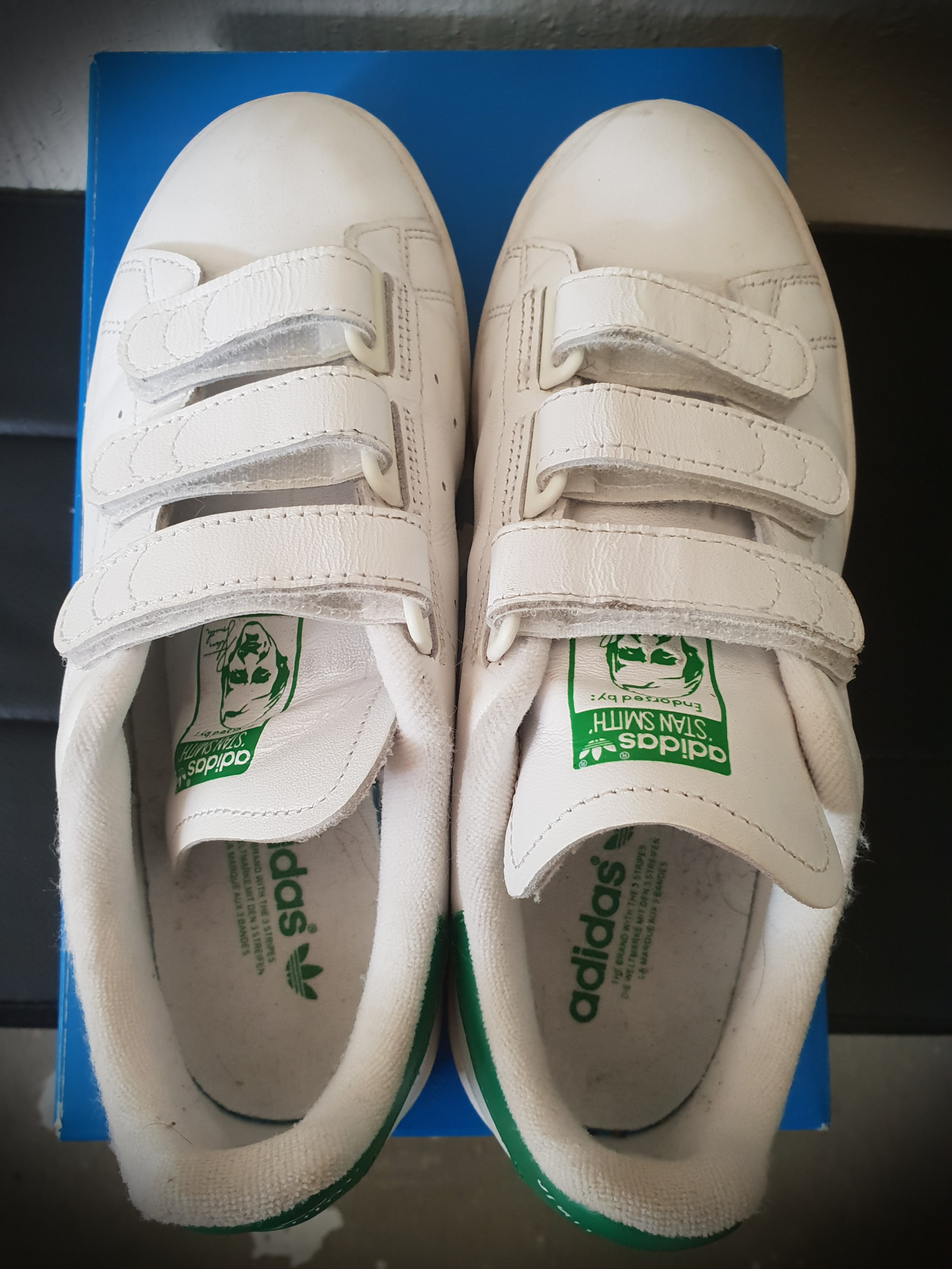 Adidas Stan Smith CF Velcro White/Green 