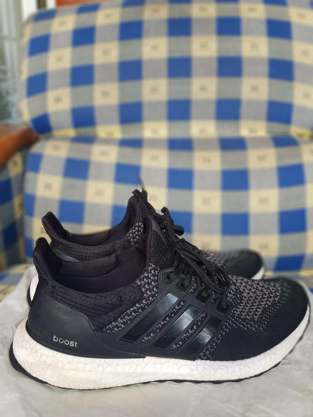 Adidas ultra boost big size 45 1/3, Fesyen Pria, Sepatu , Sneakers di  Carousell
