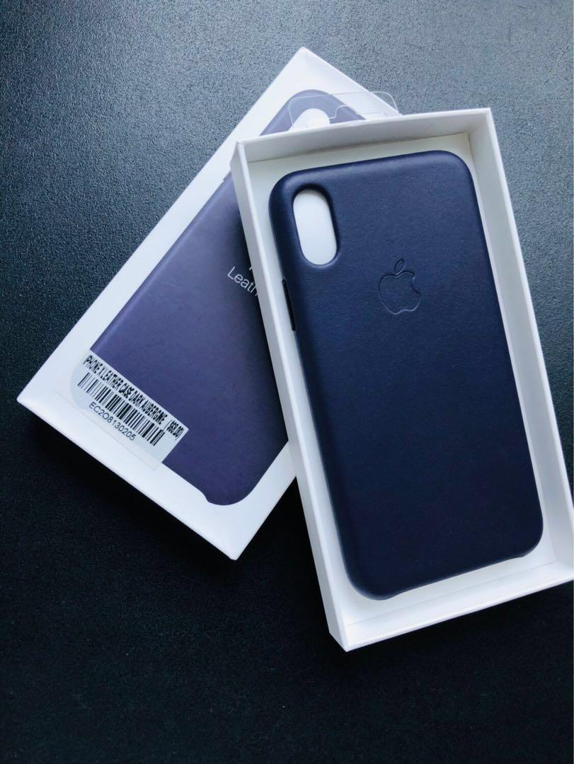 Apple Iphonex Xs Leather Case Dark Aubergine Purple Mobile Phones Tablets Mobile Tablet Accessories Cases Sleeves On Carousell
