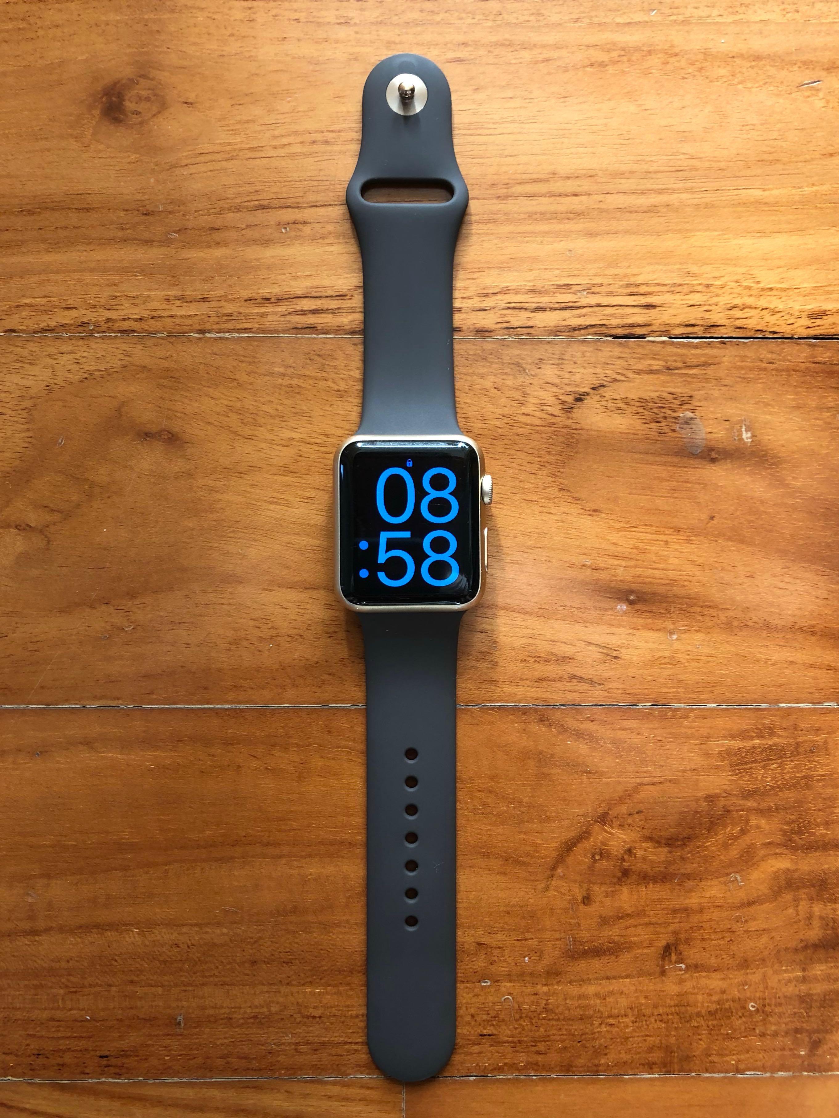 Best Buy Apple Watch Series 1 42mm Rose Gold Aluminum Case Pink Sand Sport Band Rose Gold Aluminum Mq112ll A