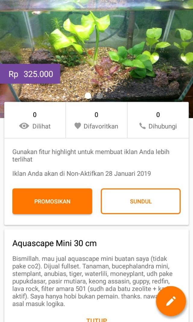 Aquascape Design Craft Artwork On Carousell