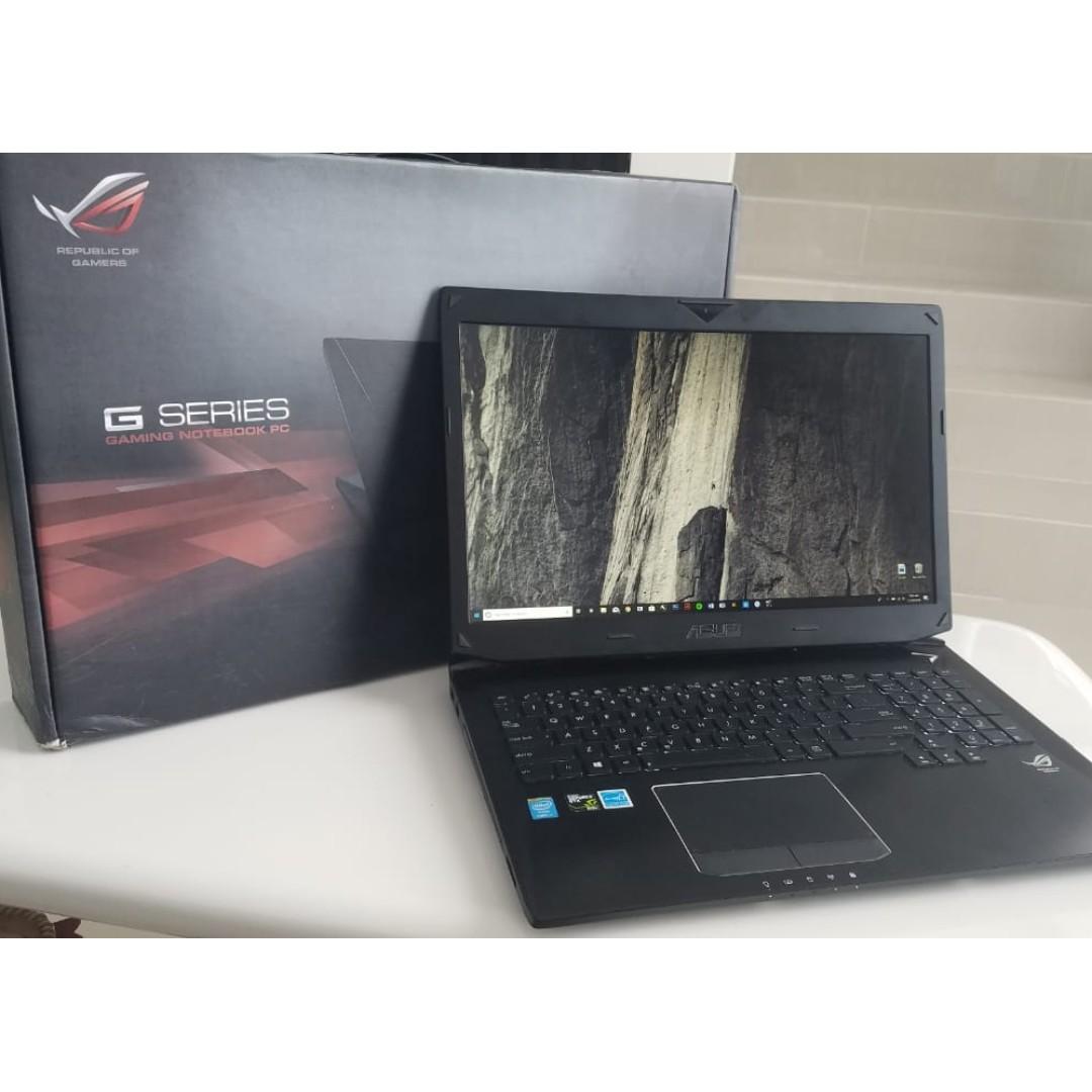Asus Rog G750 Js Milik Pribadi Paling Murah Se Indonesia Raya Rare Item Elektronik Komputer Laptop Di Carousell
