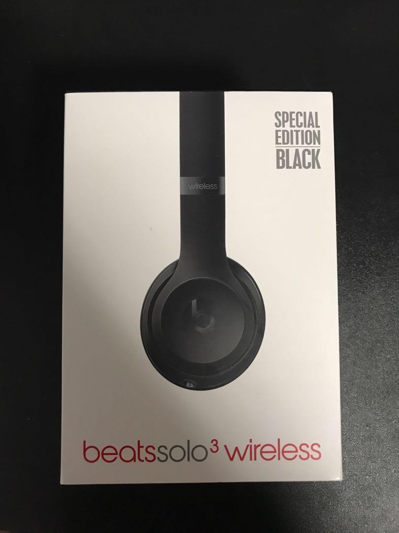 Beats Solo 3 Wireless Special Edition Black Electronics Audio On Carousell