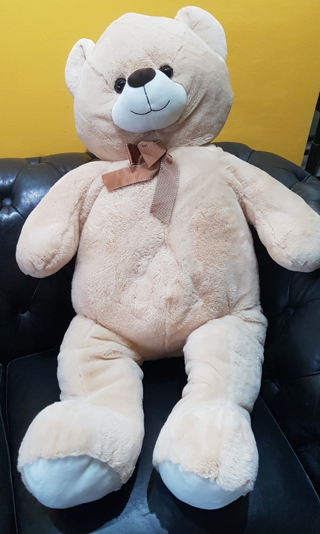 big fluffy stuffed bear