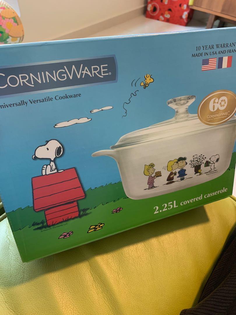 BN Corningware Snoopy, Furniture & Home Living, Kitchenware & Tableware ...