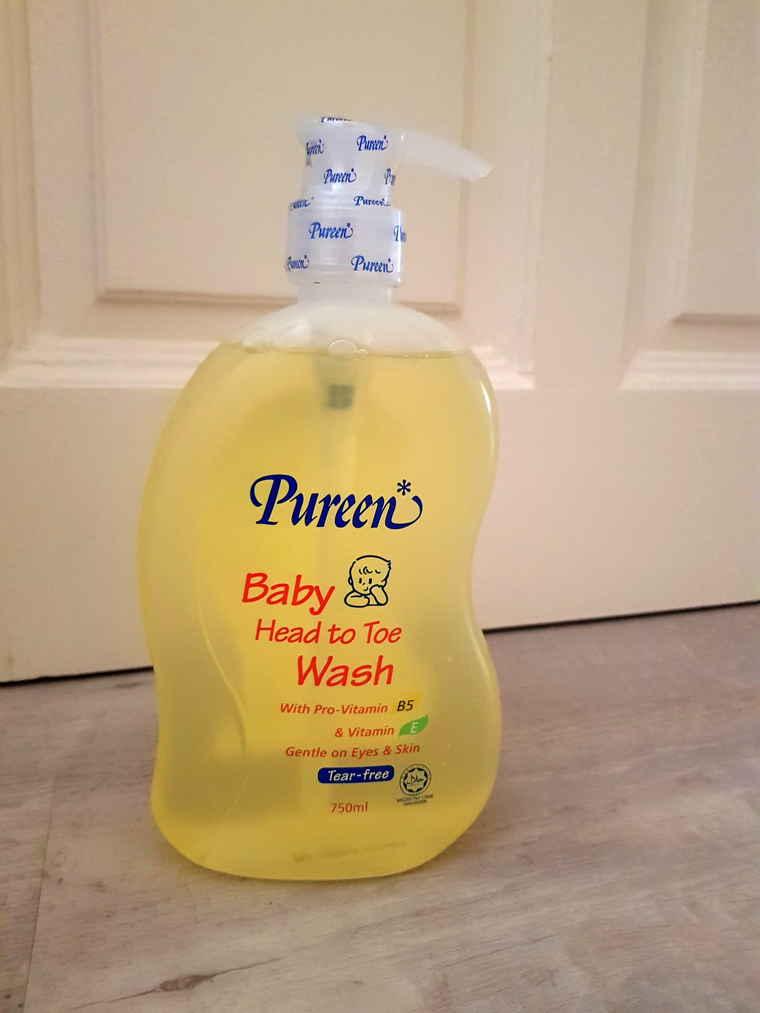 pureen baby head to toe wash