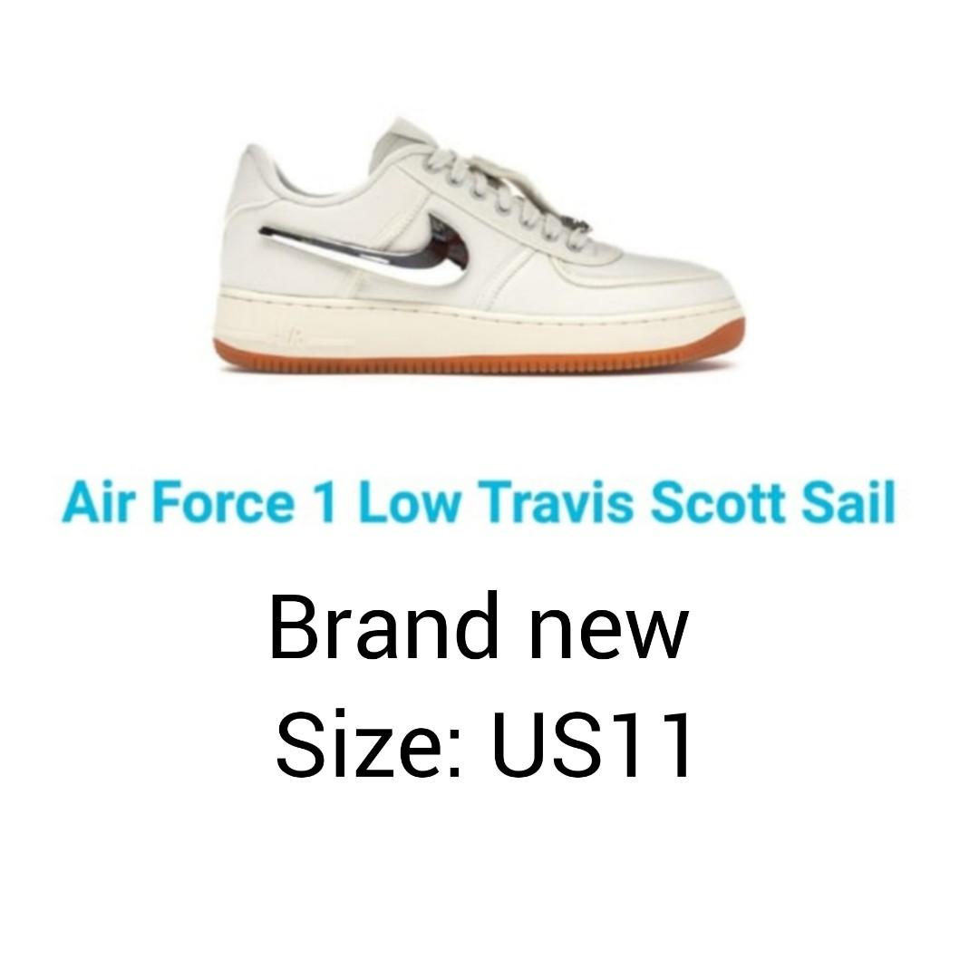 air force 1 low travis scott sail