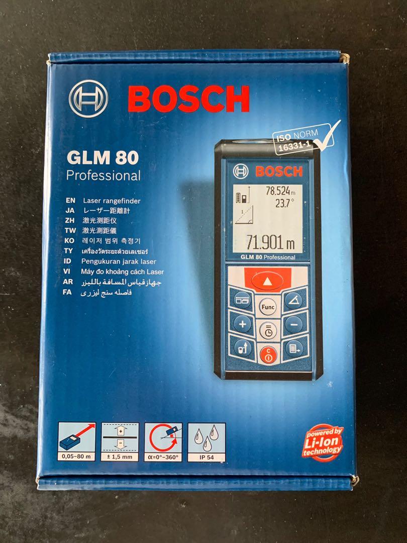 Bosch LASER DISTANCE couteau GLM 80 avec Mini-usb prise Chargeur816776 