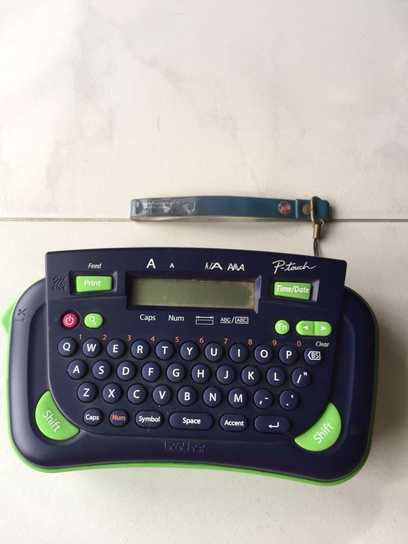 Brother Pt-80 Electronic Labeller, Computers & Tech, Printers ...