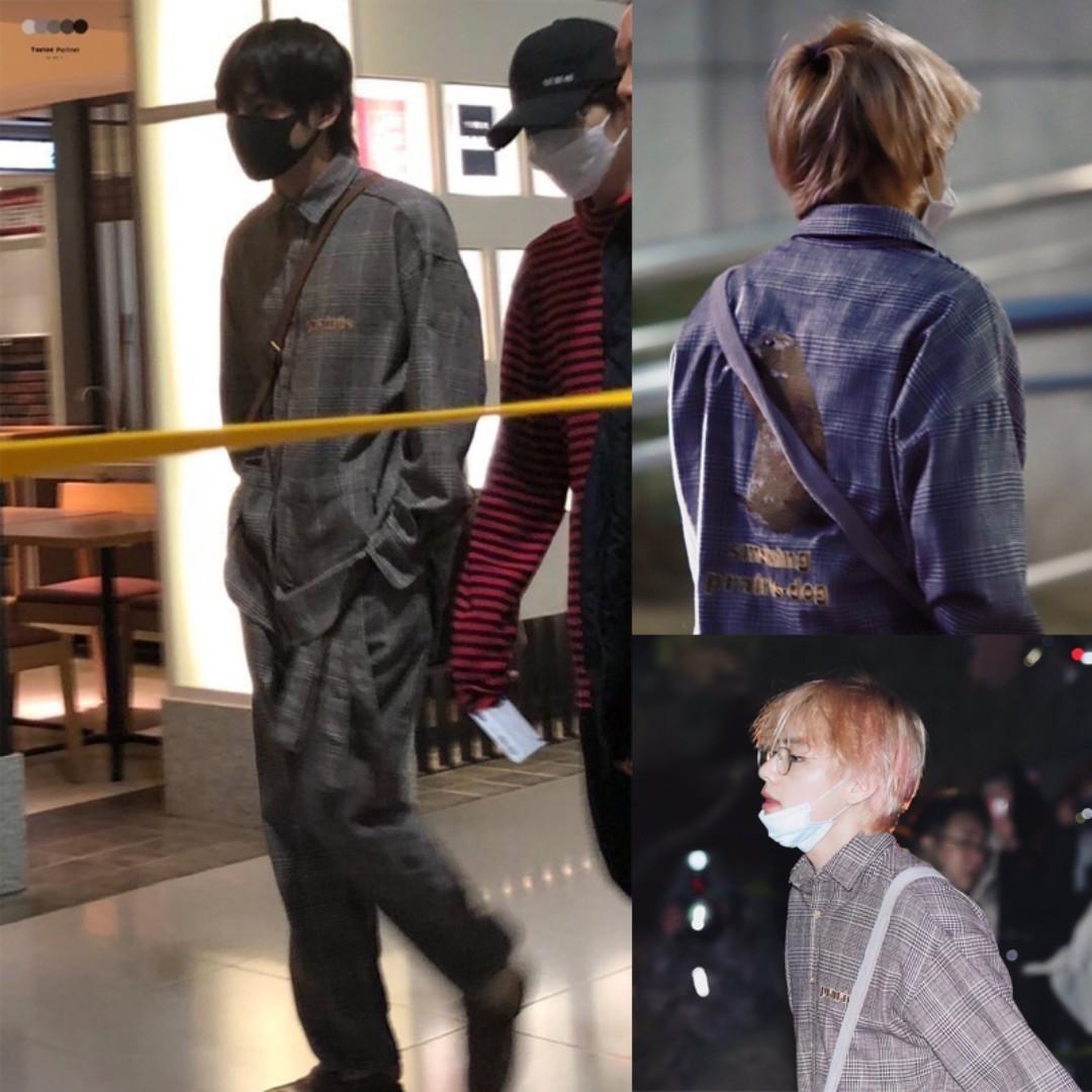 Bts Taehyung Airport Fashion