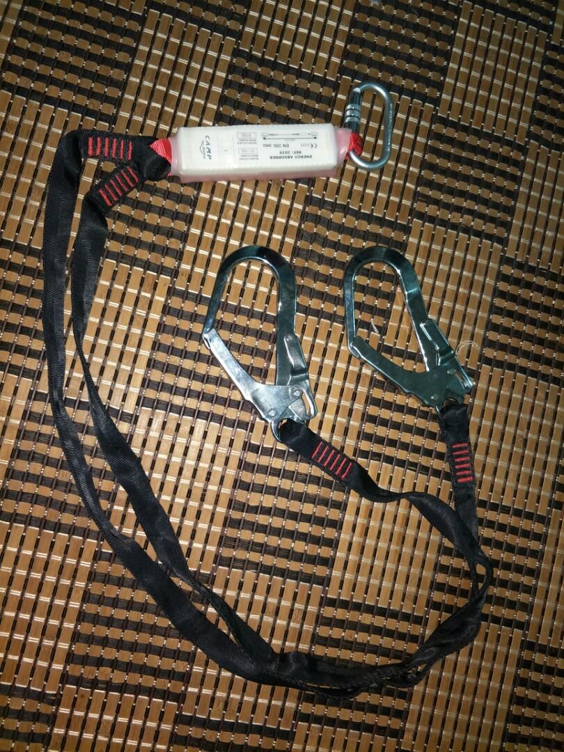 Brand New Camp Safety Full Body Harness + Lanyard + 1.5M Energy Shock