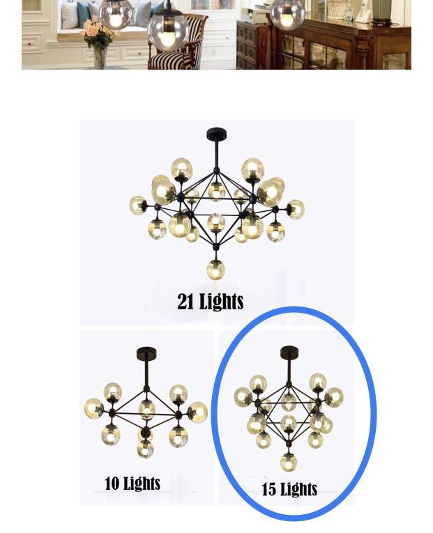 Chandelier, Ceiling Lights, Living Lights, Dining, Furniture & Home
