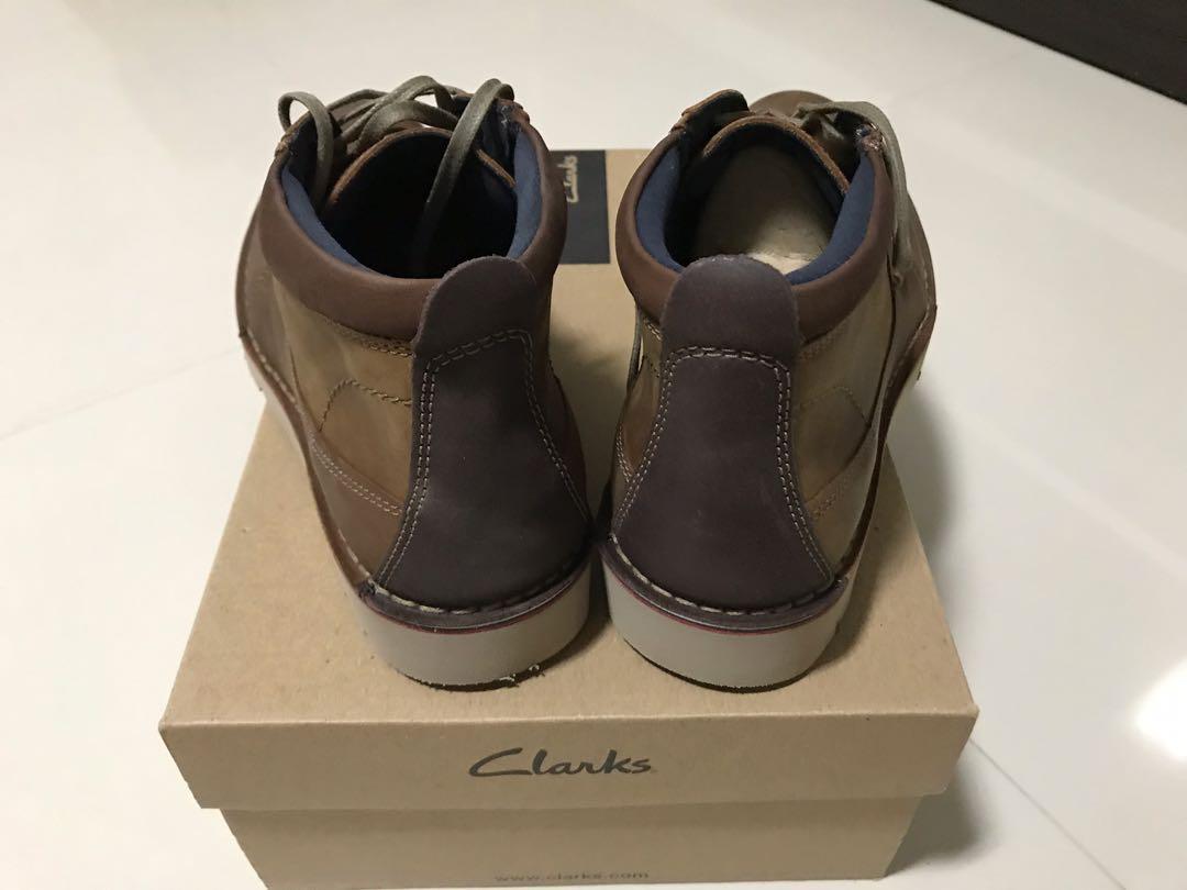 Clarks vargo shop mid dark tan