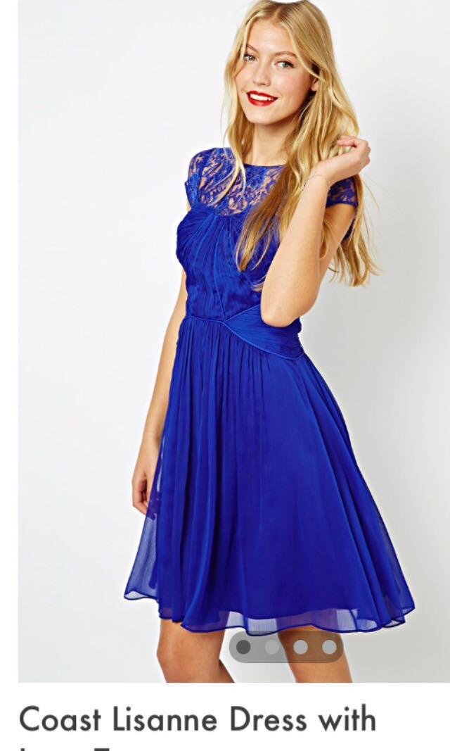 Coast cobalt blue dress discount