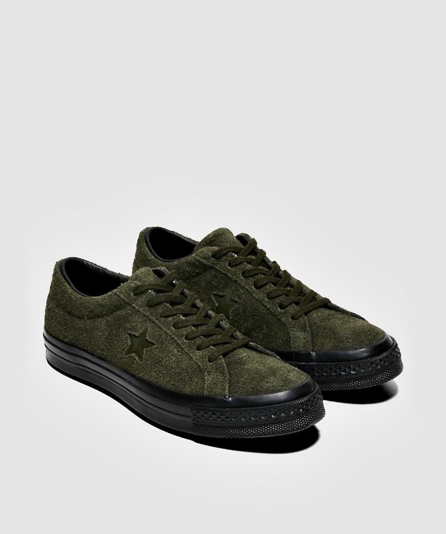converse one star military suede