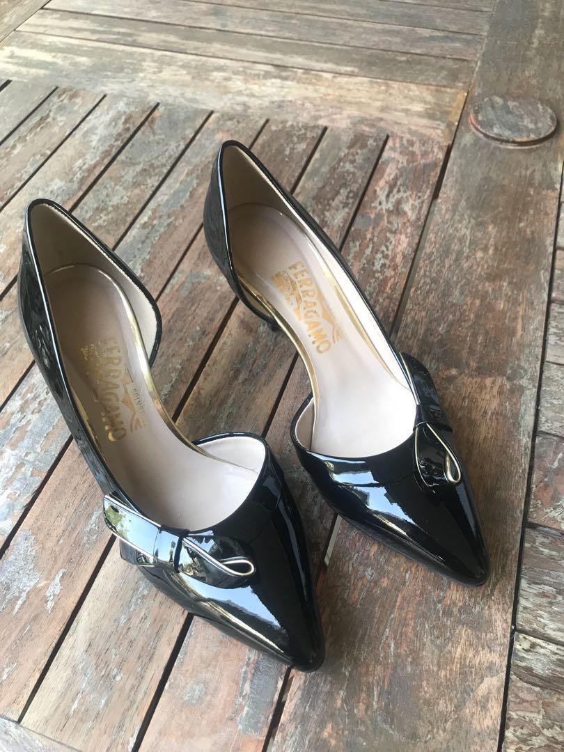 silver heels size 4.5