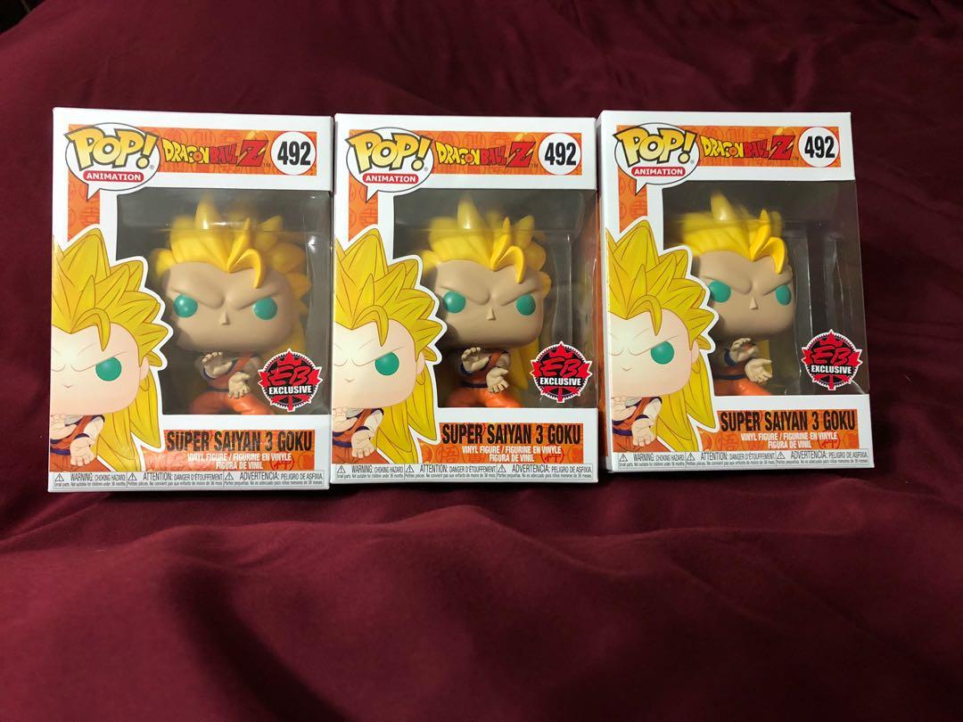 Funko Pop Limited Edition Dragonball Tokyo Ghoul And Thor Toys