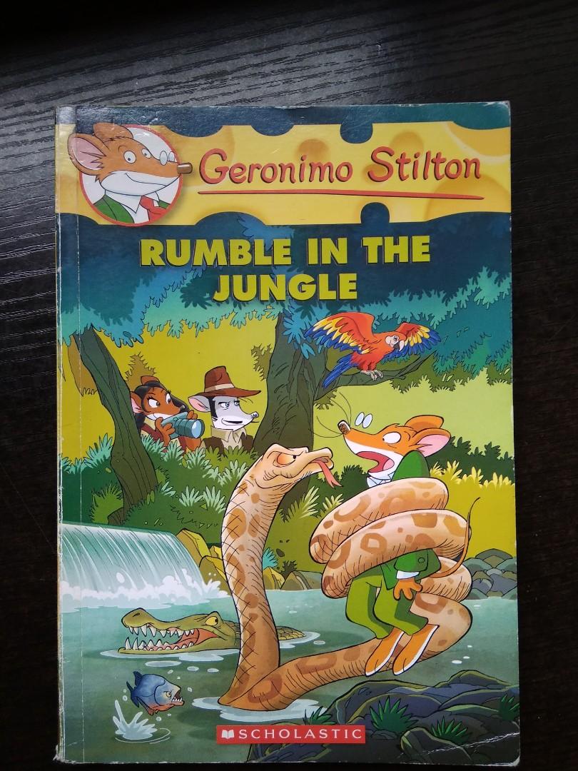Geronimo Stilton Rumble In The Jungle Books Stationery Children S Books On Carousell